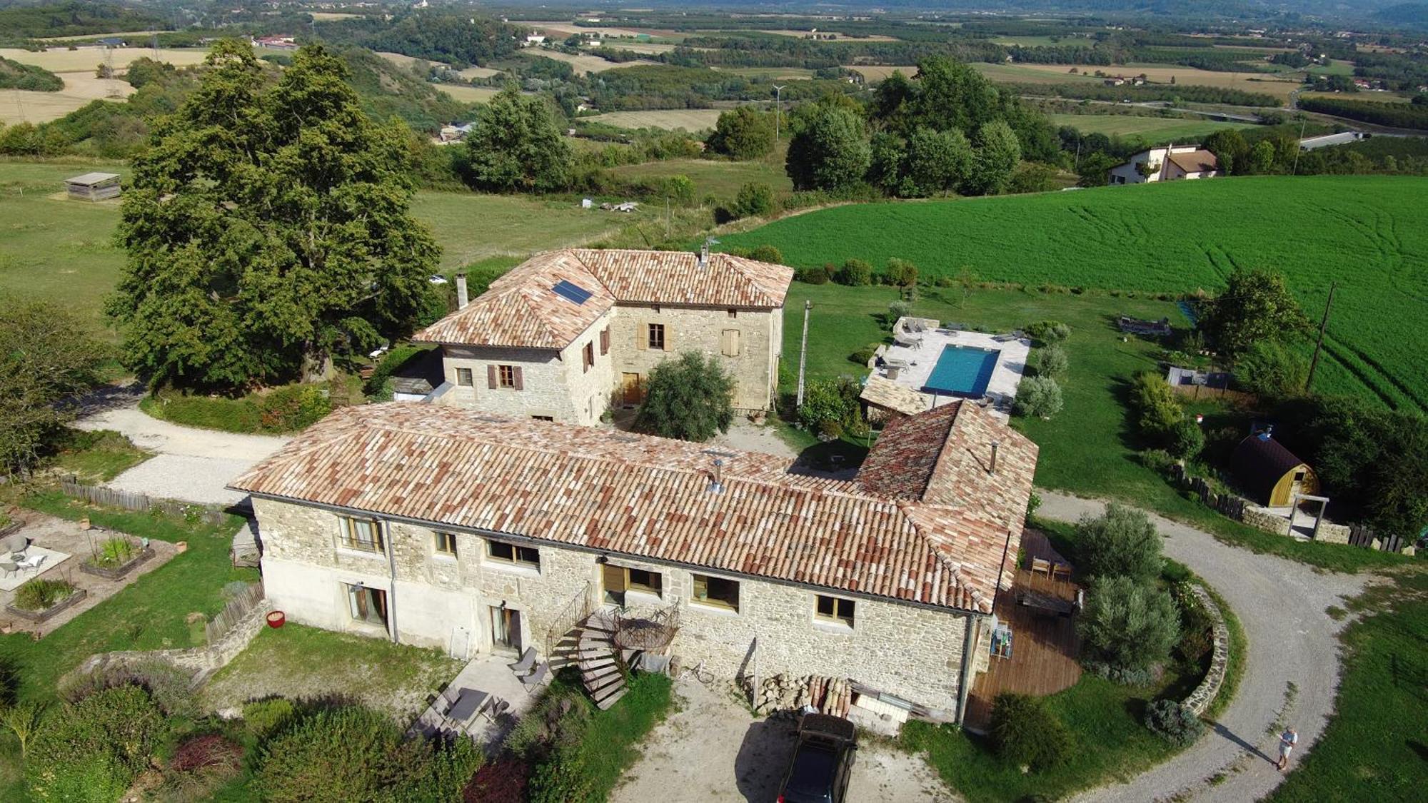 Gites&Chambres D Hotes Les Granges Du Fournel Saint-Lattier Exteriér fotografie